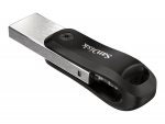 SanDisk iXpand Go 64GB USB 3.0 / Apple Lightning Sort Sølv
