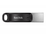 SanDisk iXpand Go 64GB USB 3.0 / Apple Lightning Sort Sølv