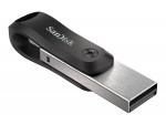 SanDisk iXpand Go 64GB USB 3.0 / Apple Lightning Sort Sølv