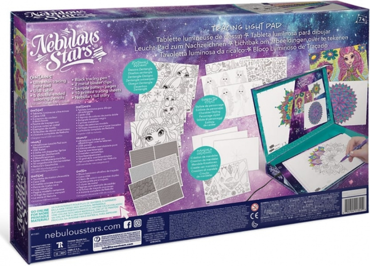 Nebulous Stars Tracing Light Pad - tegneblok