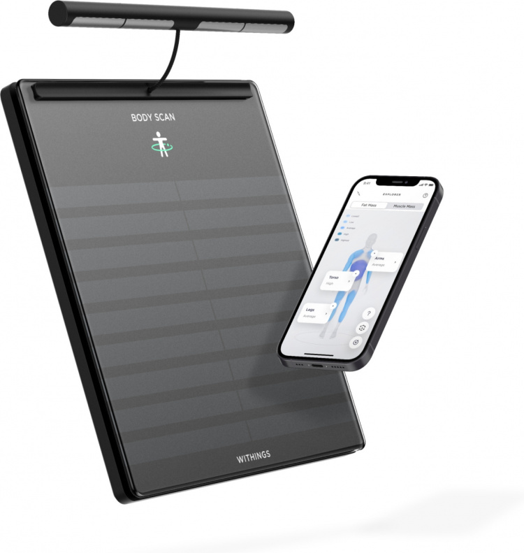 Withings Body Scan smartvægt, sort