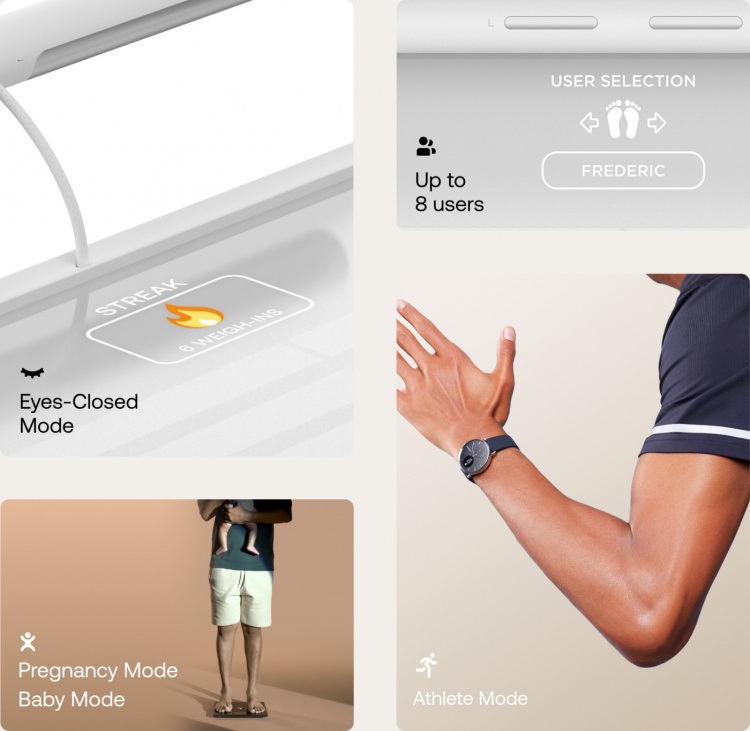 Withings Body Scan smartvægt, hvid