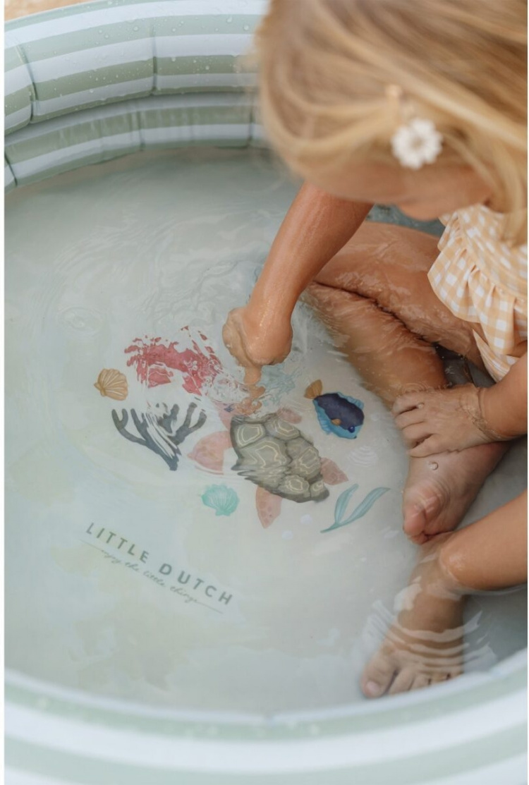 Little Dutch Fresh Greens swimmingpool, 80 cm, lysegrøn