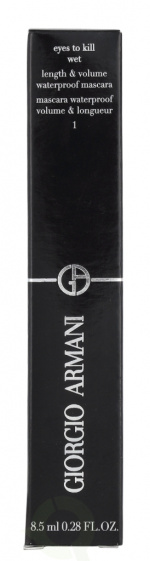 Armani Eyes To Kill Wet L&V Waterproof Mascara 8.5 ml #01 Eyes To Kill Wet