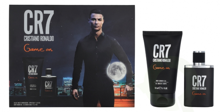 Cristiano Ronaldo CR7 Game On Giftset 180 ml Edt Spray30ml/Showergel 150ml