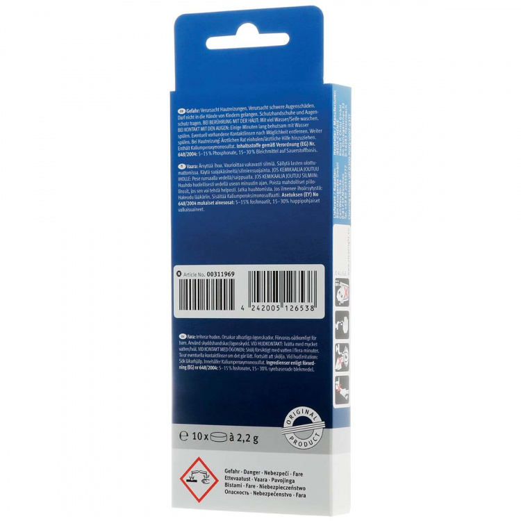 Bosch Rengøringstabletter til fuldautomatiske kaffemaskiner og termokander