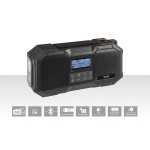 imperial DABMAN OR 1 Robust DAB+ / FM / Bluetooth udendørs radio / håndsvingradio sort imperial DABMAN OR 1 Robust DAB+ / FM / Bluetooth udendørs radio / håndsvingradio sort
