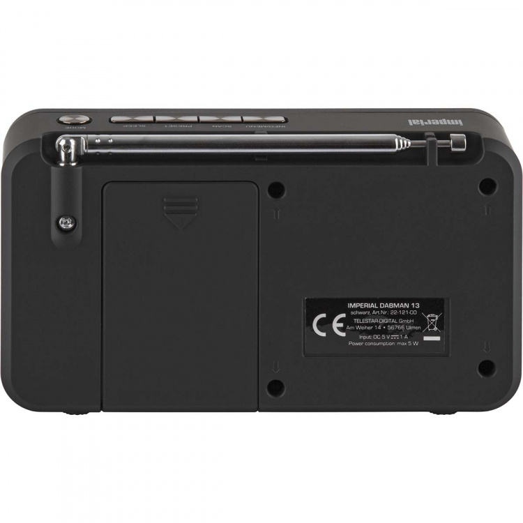 imperial DABMAN 13 Bærbar DAB+ / FM-radio sort