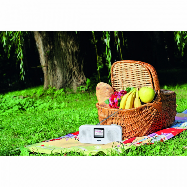 imperial DABMAN 16 DAB+ / FM Stereo Radio Hvid