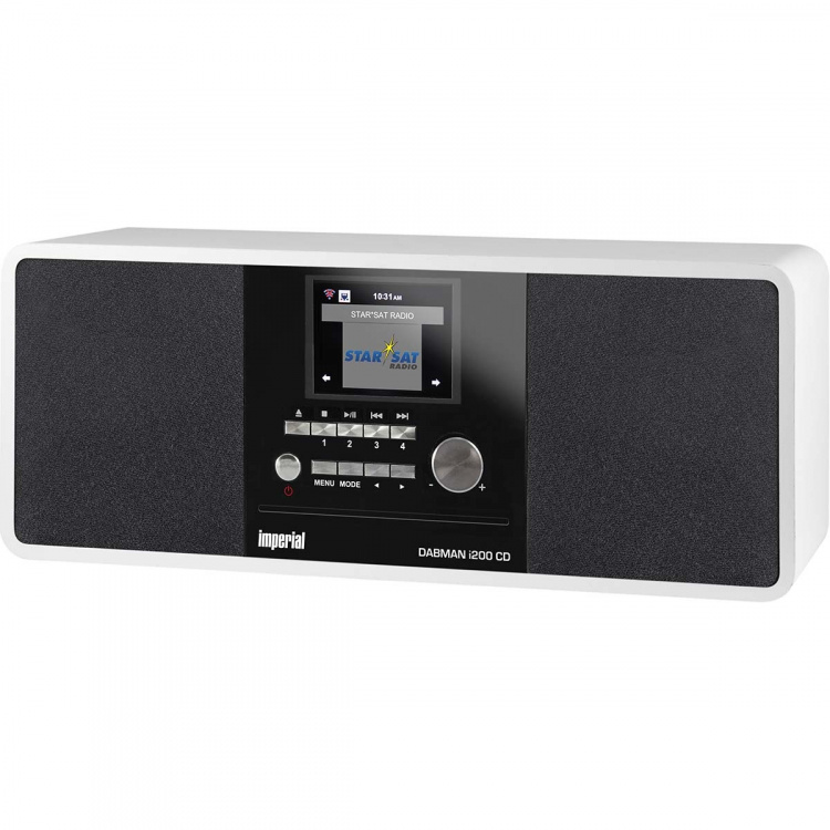 imperial DABMAN i200 CD Multifunktionsradio DAB+ / FM / Internet / Bluetooth Hvid imperial DABMAN i200 CD Multifunktionsradio DAB+ / FM / Internet / Bluetooth Hvid