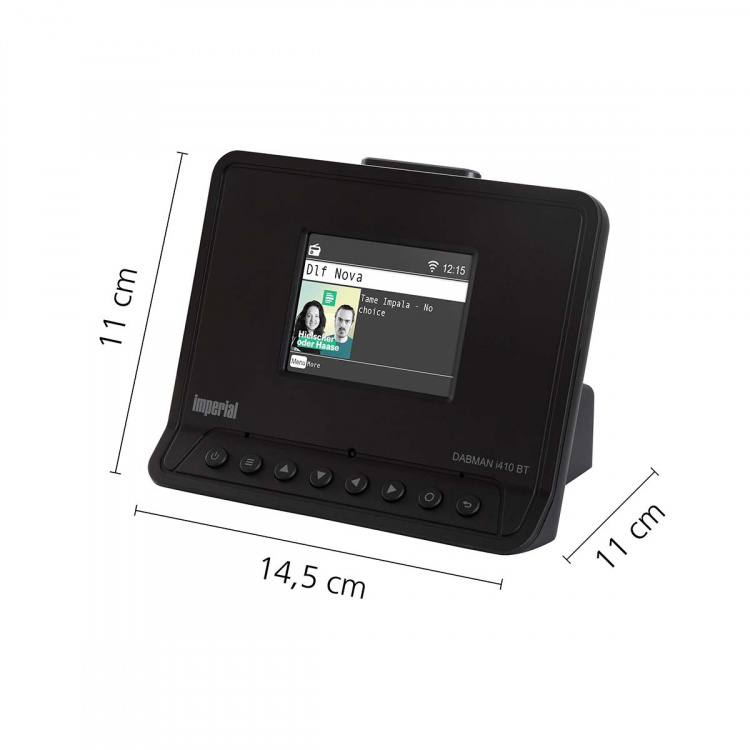 imperial DABMAN i410 BT Compact Hybrid Radio DAB+ / FM / Internet / Bluetooth Sort imperial DABMAN i410 BT Compact Hybrid Radio DAB+ / FM / Internet / Bluetooth Sort