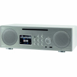 imperial DABMAN i450 CD Multifunktionel Stereo Radio DAB+ / FM / Internet / Bluetooth Hvid-Sølv
