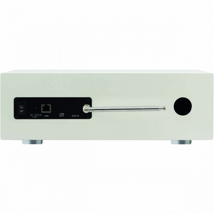 imperial DABMAN i450 CD Multifunktionel Stereo Radio DAB+ / FM / Internet / Bluetooth Hvid-Sølv