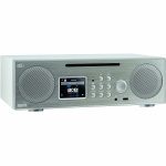 imperial DABMAN i450 CD Multifunktionel Stereo Radio DAB+ / FM / Internet / Bluetooth Hvid-Sølv