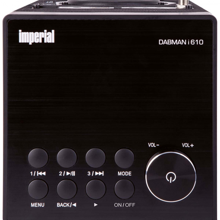 imperial DABMAN i610 Multifunktionel stereoradio DAB+ / FM / Internet / Bluetooth Sort