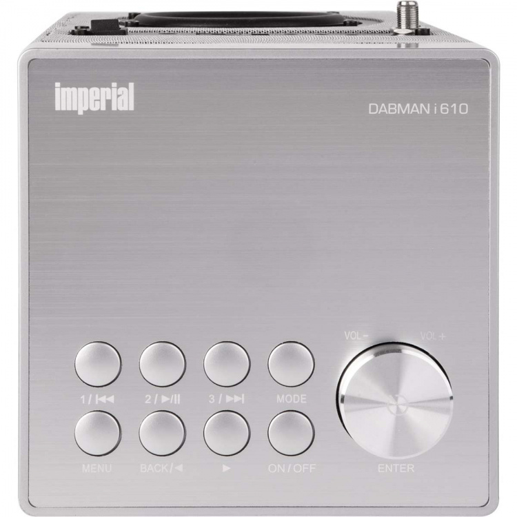 imperial DABMAN i610 Multifunktionel stereoradio DAB+ / FM / Internet / Bluetooth Grå