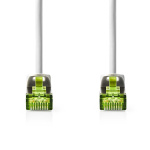 Nedis CAT7 netværkskabel | S/FTP | RJ45 Han | RJ45 Han | 1.00 m | Snagless | Runde | LSZH | Grå | Label