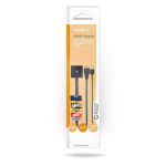 Nedis HDMI™ Adapter | HDMI™ Stik | DisplayPort Han / USB-A Han | Guldplateret | Lige | PVC | Sort | 1 stk. | Box