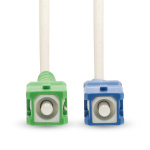 Nedis Glasfiber Patchkabel | SMF (Single Mode Phase) | SC/APC | SC/UPC | 100 Gbps | 6.00 m | Hvid | Gift Box with Euro Lock