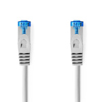 Nedis CAT6a netværkskabel | S/FTP | RJ45 Han | RJ45 Han | 15.0 m | Snagless | Runde | LSZH | Grå | Label