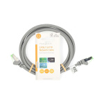 Nedis Cat 8.1 netværkskabel | S/FTP | RJ45 Han | RJ45 Han | 2.00 m | Runde | LSZH | Grå | Label