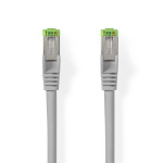 Nedis Cat 8.1 netværkskabel | S/FTP | RJ45 Han | RJ45 Han | 20.0 m | Runde | LSZH | Grå | Label