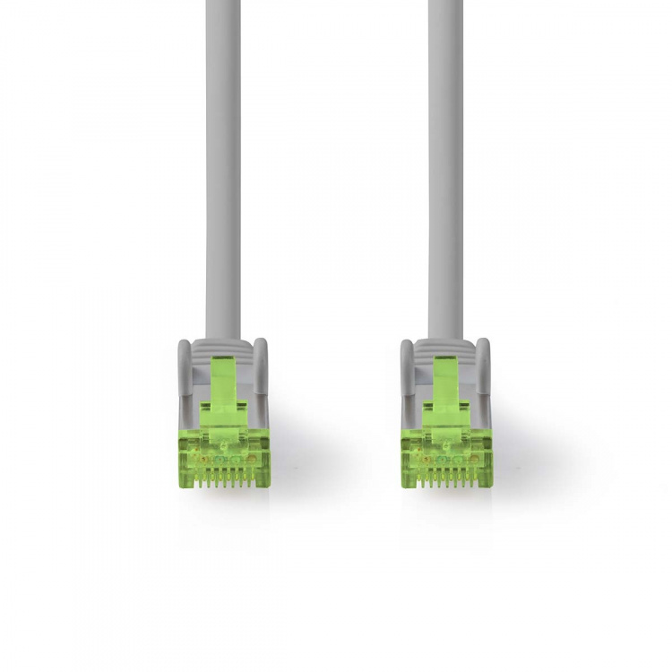 Nedis Cat 8.1 netværkskabel | S/FTP | RJ45 Han | RJ45 Han | 20.0 m | Runde | LSZH | Grå | Label