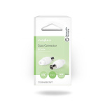 Nedis IEC (Coax) Stik | Lige | Han | Nikkelplateret | 75 Ohm | Skru | Kabeldiameter: 7.0 mm | Metal / PVC | Hvid | 2 stk. | Box