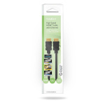 Nedis High Speed ​​HDMI ™ kabel med Ethernet | HDMI™ Stik | HDMI™ Stik | 4K@60Hz | ARC | 18 Gbps | 1.00 m | Runde | PVC | Sort | Box