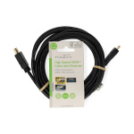 Nedis High Speed ​​HDMI ™ kabel med Ethernet | HDMI™ Stik | HDMI™ Mini-stik | 4K@30Hz | 10.2 Gbps | 3.00 m | Runde | PVC | Sort | Label