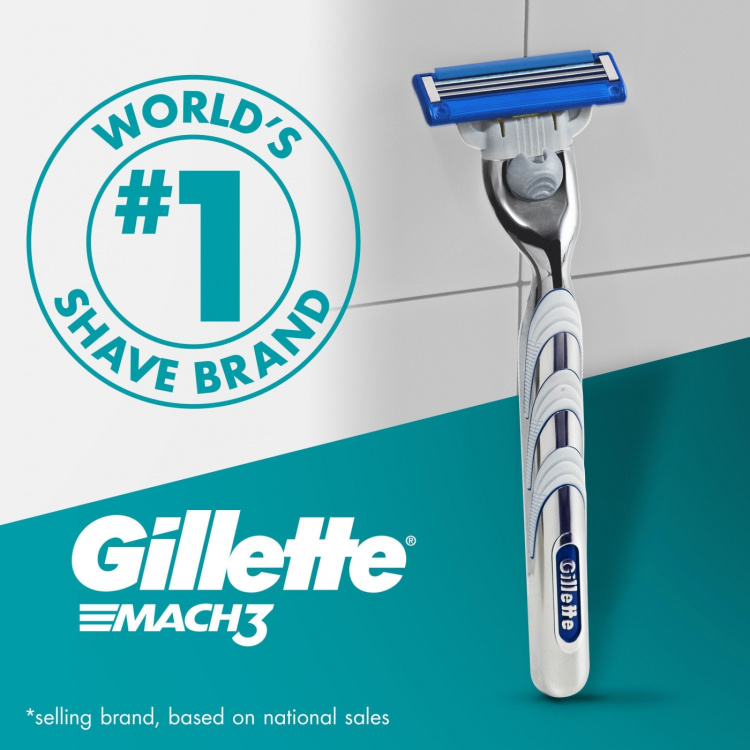 Gillette Rakhyvel Mach3 Turbo 2st rakblad