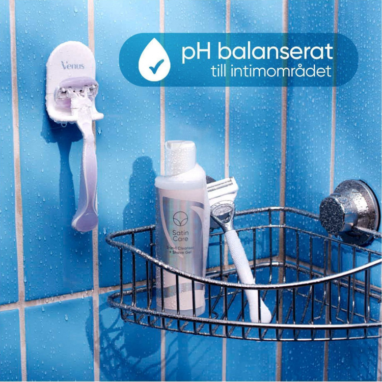Gillette Venus Satin Care Cleanser + Shave Gel 190ML