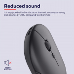 Trust Puck Trådlös mus laddningsbar Svart Trust Puck Trådlös mus laddningsbar Svart