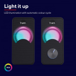 Trust Arys Kompakta 2.0-högtalare RGB Trust Arys Kompakta 2.0-högtalare RGB