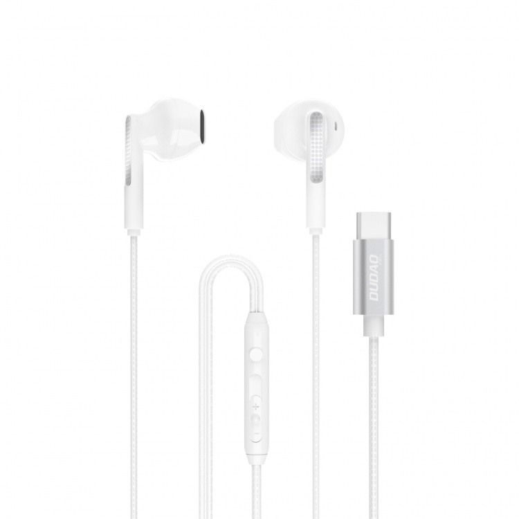 Dudao X3Pro in-ear headphones USB-C 1.2 m white