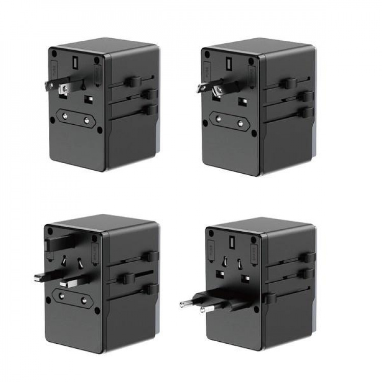 Dudao A65Pro Universal Travel Adapter BlackDudao A65Pro Universal Travel Adapter Black