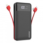 Dudao K1Pro powerbank 20000mAh 15Watt 4xcables black