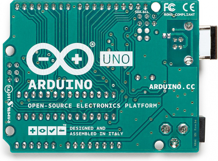 Arduino Uno Rev. 3 udviklingsplatform