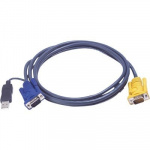 ATEN KVM-kabel, SPHD15 han > HD15 han & USB A-type han, 5 m