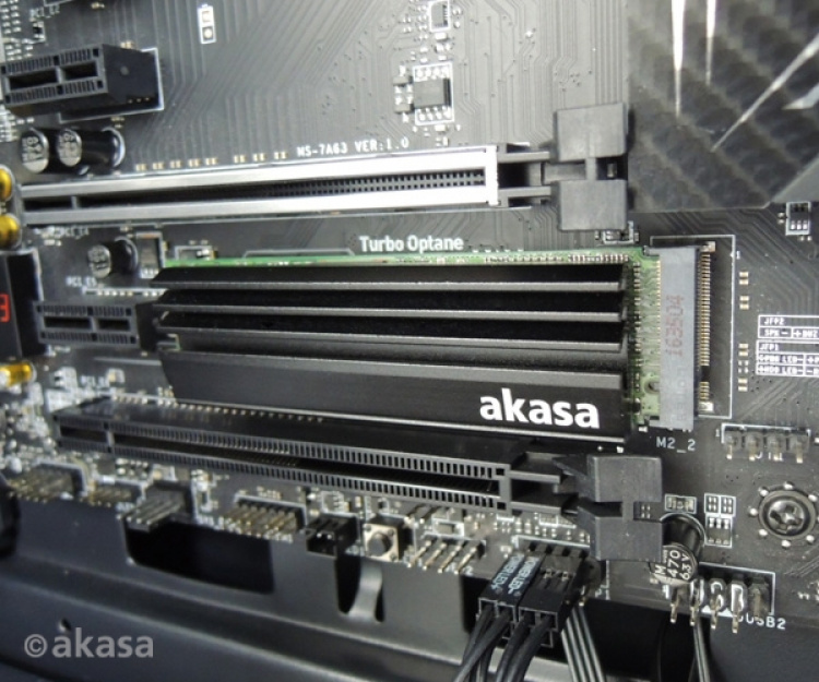 Akasa M.2 SSD-heatsink - køleplade til M.2-kort