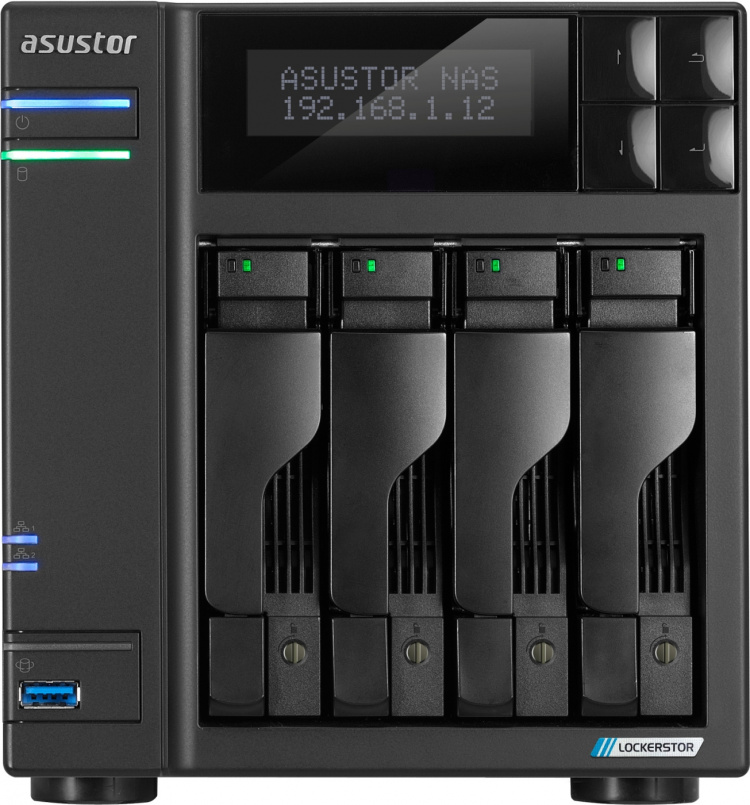 ASUSTOR AS6704T netværksserver ASUSTOR AS6704T netværksserver
