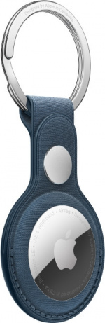 Apple FineWoven AirTag nøglering, calm sea blue