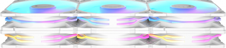 ASUS TUF Gaming TR 120 ARGB Reverse PWM-blæser, 120 mm, hvid, 3-pak ASUS TUF Gaming TR 120 ARGB Reverse PWM-blæser, 120 mm, hvid, 3-pak