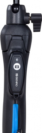 Benro BK15 selfie-stick og mini-stativ, sort-blå