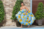 Bestway Citron-bademadras, 176 x 122 cm
