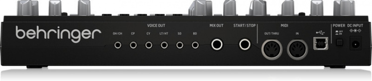 BEHRINGER RD-6 analog trommemaskine, sort