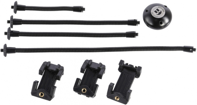 Benro MeVideo Livestream Accessory Kit - Stripping-stativ til tre smartphones