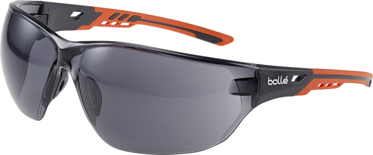 Bollé Ness+ beskyttelsesbriller, røgfarvet
