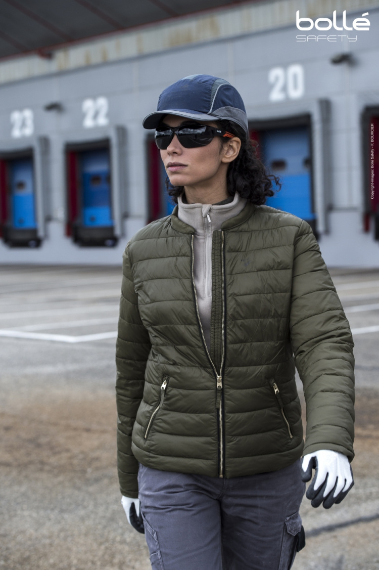 Bollé Ness+ beskyttelsesbriller, røgfarvet