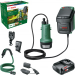 Bosch GardenPump 18V-2000 genopladelig vandpumpe, 2,5 Ah batteri